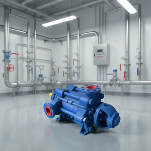 Horizontal Multistage Centrifugal <b>Pump</b> 250 M3/h 180m Head Surface <b>Pump</b> with 3 Phase Motor for Industrial <b>Water</b> Supply - Product Image 1