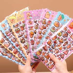 Pegatinas de Gelatina <span class=keywords><strong>3D</strong></span> con Relieve, Lindas, al por Mayor, Cinta Adhesiva de Doble Cara, Dibujos Animados para Niños, Burbujas, Manualidades, Fundas para Teléfonos, Pegatinas de Papel - Product Image 1