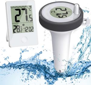 Thermomètre de température d'eau flottant sans fil pour aquarium et bassin, en plastique, personnalisable, OEM, pour piscine et bain, modèle Summer Detonation - Product Image 1