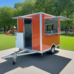 Remolques de comida para venta ambulante, camiones de helados y barbacoa, con cocina totalmente equipada. - Product Image 3