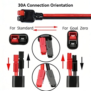 Кабель-адаптер XT60I (гнездо) на 30А для портативных электростанций, 12AWG, для солнечных батарей, кемпинга, автодомов – прямые поставки с завода, хит продаж - Product Image 4