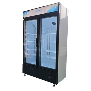 Congelador Vertical con Puerta de Vidrio de 650L, Refrigerador de Bebidas, Enfriador de <span class=keywords><strong>Cerveza</strong></span>, Exhibidor de Bebidas para Supermercado - Product Image 1