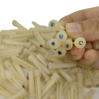 Peg Tuning Gitar Akustik dari Tulang Sapi, Inlay Cangkang Abalone Alami Tanpa Pemutih, Saddle Block, Aksesoris Gitar, Pin Saddle, Senar