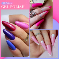 WESTINK-Vernis à Ongles en Gel LED UV, Ensemble de 58 Couleurs, Kit Professionnel de 15ml