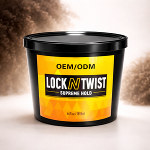 Gel para el cabello de marca privada para salón, OEM ODM, gel orgánico para peinar el cabello, gel vegano para trenzas, productos para el cabello, gel fijador de 10, 16 y 64 oz. - Product Image 1