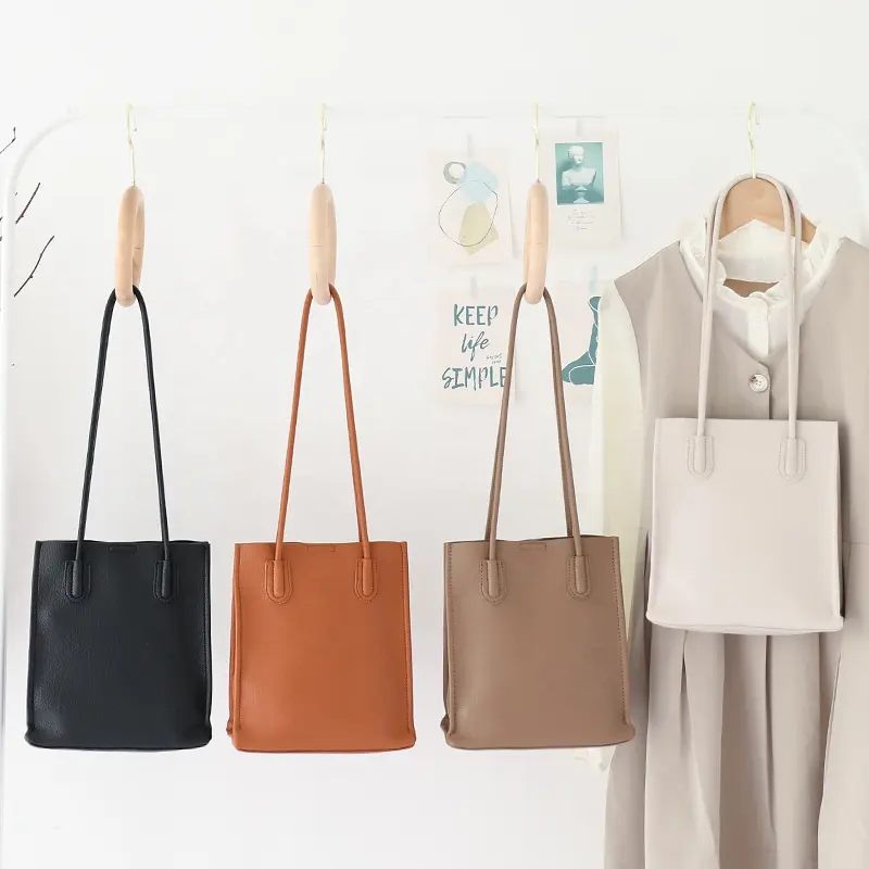Wholesale Fashion Casual Classic Pu Leather Shoulder Underarm Bags Handbags For Women Set