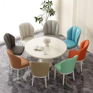 <span class=keywords><strong>Chaises</strong></span> de salle à manger d'extérieur de luxe Offres Spéciales modernes vente en gros bon marché ensemble table de salle à manger en cuir PU de bonne qualité <span class=keywords><strong>4</strong></span> cahirs en vente - Product Image 5