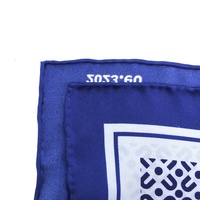 Foulards de cou, bandanas, écharpes personnalisées avec logo imprimé, foulard carré en soie bleu marine pour femme, taille carrée, luxueux