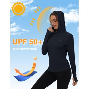 Sudadera con Capucha de Manga Larga para Mujer Rdruko, Protección Solar UPF 50+, Ligera, de Secado Rápido, para Senderismo al Aire Libre - Product Image 4