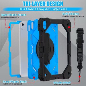 Étui pour tablette <span class=keywords><strong>Apple</strong></span> iPad 10 10,9 pouces 2022 avec support rotatif à 360°, support de table et sangle d'épaule - Product Image 5