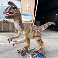 Modèle animatronique en métal avec capteur infrarouge simulé, taille personnalisée, pour parcs à thème en plein air, aéroports et écoles