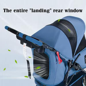 Chariot pliable tout-en-un JXB pour animaux de compagnie, pour <span class=keywords><strong>chien</strong></span> et chat, utilisation en extérieur, fabriqué en tissu Oxford, vente chaude - Product Image 3