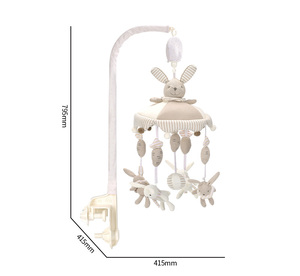 Cloche de lit rotative pour bébé musical électronique en peluche hochets pour bébé meilleur jouet pour nouveau-né - Product Image 1
