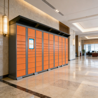 XinJu  Boîte à colis intelligente extérieure OEM avec éclairage LED |   Borne de livraison en libre-service pour les coursiers postaux des campus et des appartements
