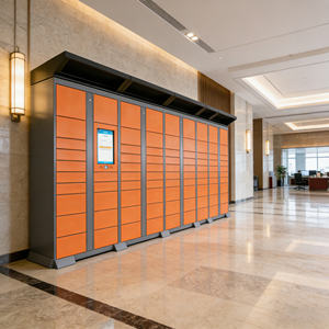 XinJu - Casillero Inteligente para Paquetes al Aire Libre con Luz LED, OEM |   Gabinete <span class=keywords><strong>de</strong></span> Entrega <span class=keywords><strong>de</strong></span> Autoservicio para Apartamentos, Campus, Correo Postal - Product Image 2