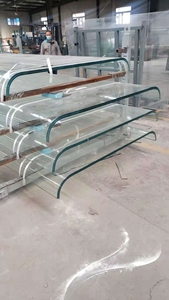 Hot bán cong Tempered Glass bảng bên cong Bàn cà phê cho giao diện điều khiển bàn vườn Nguồn cung cấp - Product Image 6