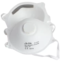 Masque FFP3 personnalisable avec valve anti-aérosols, masque FFP3 en forme de coupelle, masques FFP3 NR avec charbon actif