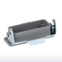Connecteur industriel robuste WZUMER HA-16-M, 16 broches, étanche IP65, bornier à vis, 16A 250V, ensemble mâle-femelle