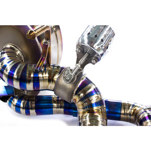 Ferrari 458 Italia için/458 Speciale 4.5 V8 F136 titanyum/paslanmaz çelik Valvetronic Catback egzoz sistemi - Product Image 5