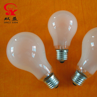 Ampoule chinoise givrée 100w E27 B22 220V 110V A60 Lampe à incandescence