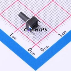 TC-1150DR-8.0H-250 Tactile Switch Through hole Component (THT) Switch Single Pole Single Throw Round Button 2.5N Through Hole - Product Image 2