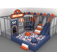 Aire de jeux intérieure professionnelle de petite taille pour usage commercial, équipement de terrain de jeu intérieur pour enfants de haute qualité avec piscine à balles
