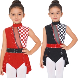 Traje de payaso de circo para niñas de 6 a 16 años, mono con volantes superpuestos, leotardo para carnavales, fiestas temáticas y actuaciones en escenario - Product Image 1