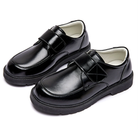 Nouveau Offre Spéciale USA noir école chaussures enfants pleine taille 26-43 sans lacet formel enfants Occasion chaussures mat Pu cuir bas prix robe