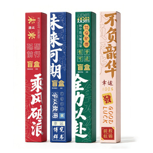 Customized Stationery <b>Pen</b> <b>Box</b> Paperboard Rectangle Blind <b>Box</b> Packaging For Gift Business Use - Product Image 1
