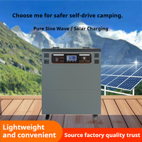 Nouveau générateur solaire intelligent 5000W Lifepo4 Camping 110v 220v Chargeur rapide Alimentation portable de plein air 10000WH