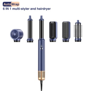 Styler multifonction professionnel <span class=keywords><strong>Supera</strong></span> 6 en 1, sèche-cheveux et boucleur automatique, lisseur, moteur sans balais, 110 000 tr/min, 1200 W - Product Image 1