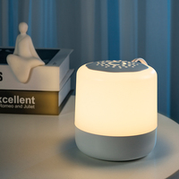Lampe de chevet LED ABS au design minimaliste, capteur tactile, lumière chaude à intensité variable, lampe de table rechargeable par USB, décoration d'intérieur, 6000mAh