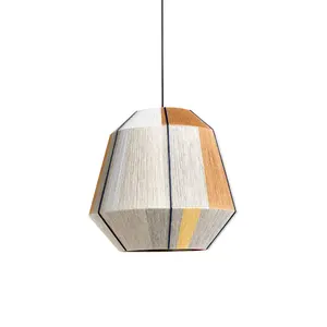 2021 Wooden Pendant Light Creative Restaurant Lighting Wood Chandelier And Lamp