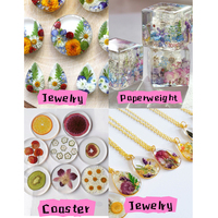 Nouvelle mode de bijoux pour femmes Bracelet en résine Accessoire à la main Bracelet de fleurs séchées pour fille