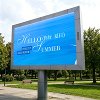 Écran LED de style volet roulant P5, affichage LED fin pour portail déroulant, publicité numérique