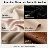 Pochette à bijoux en microfibre de haute qualité, douce et protectrice, avec logo personnalisé, sac cadeau pour collier, boucles d'oreilles, bague, bracelet
