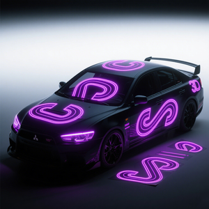 Hot Selling Custom PVC Vehicle Sticker Magnetic Reflective <b>Car</b> <b>Decals</b> Magnet Sign Bumper Sticker - Product Image 1