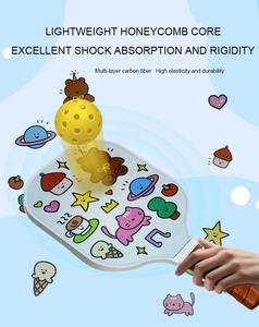 Chifory ไม้พายแพ็คบอล16มม. สำหรับนักเรียนไม้แพ็กเก็ตพายแพ็ก T300มืออาชีพทำจากคาร์บอนไฟเบอร์ - Product Image 6