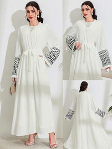 Abaya 2023 Maxi Jalabiya Abaya Dubaï Turquie <span class=keywords><strong>Djellaba</strong></span> musulman mode <span class=keywords><strong>Hijab</strong></span> robe <span class=keywords><strong>Djellaba</strong></span> Marocain - Product Image 2