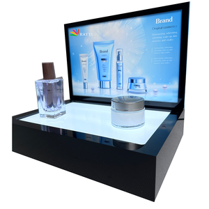 Promoción RAY YI, venta al por menor, diseño personalizado, soporte de exhibición acrílico cosmético para el cuidado de la piel con Led - Product Image 2
