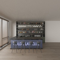 Comptoir de bar moderne en bois personnalisable de haute qualité pour les supermarchés immeubles de bureaux cafés hôtels écoles