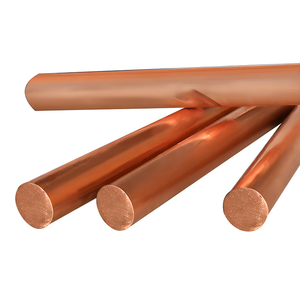 Barre ronde en cuivre pur industriel ASTM C17510, barre de cuivre de récupération économique ASTM C17510 - Product Image 1