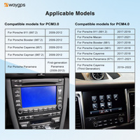 Boîte GPS filaire et sans fil Ewaygps, personnalisation ODM, Carplay MMI, décodeur Android Auto pour Porsche 911 PCM4.0