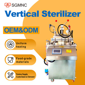 Stérilisateur <span class=keywords><strong>alimentaire</strong></span> vertical entièrement automatique à haute température, machine de désinfection et de stérilisation des aliments cuits - Product Image 1