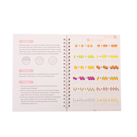 Cahier de Pratique Magique Réutilisable 2026 – Le Plus Vendu – Prix Usine – Idéal pour l'Apprentissage et l'Utilisation des Étudiants – Format 18,5 x 26 cm