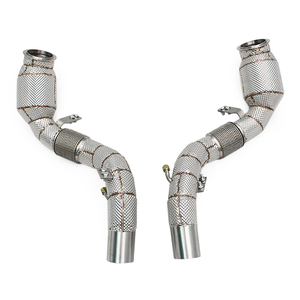 ท่อดาวน์ไปป์ไอเสียแบบกำหนดเองสำหรับ BMW M850/M850i 4.4TT G14/G15/G16 Alpina B8 ปี 2020-2023 สแตนเลสสตีล 200 เซลล์ ท่อแบบไหลอิสระ - Product Image 1