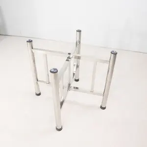Customized Metal Table Frames Thickening Stainless Steel Industrial Dining Table Legs