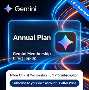 Abbonamento Ufficiale Google <span class=keywords><strong>Gemini</strong></span> 3.1 Pro 12 Mesi 5TB di Spazio di Archiviazione Uso Globale <span class=keywords><strong>MAC</strong></span>/ Associazione Account Email Personale - Product Image 1