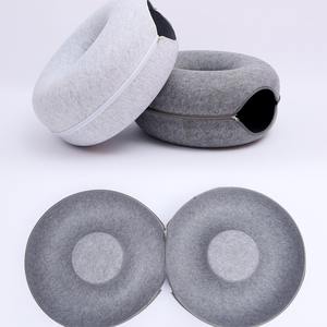 Hot Sale Creative Filz Katzen haus New Cute Donut Shape Langlebige wasser wasch bare Haustier Katzen betten mit Reiß verschluss abnehmbar - Product Image 5