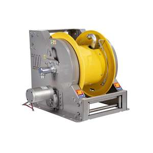 MECLUBE - 076-6126-600 Enrouleur de tuyau industriel en acier peint série motorisée électrique 24v fe-601 pour huile et lubrifiants 1 ''(wi - Product Image 1